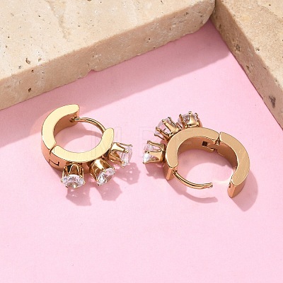 201 Stainless Steel Hoop Earrings EJEW-D354-15G-1