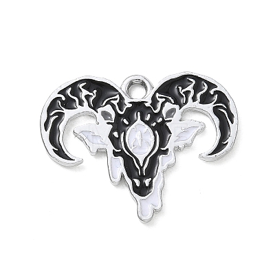 Halloween Alloy Enamel Pendants AL-CBA492B-01I-P-1