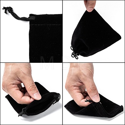 Rectangle Velvet Pouches X2-TP-R002-10x12-01-1