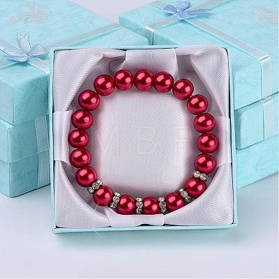 Cardboard Bracelet Boxes with Flower X-BC046-1