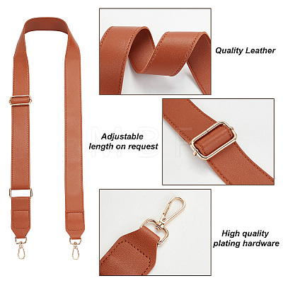 Imitation Leather Adjustable Wide Bag Handles FIND-WH0126-323C-1