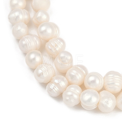 Natural Cultured Freshwater Pearl Beads Strands PEAR-I007-07Y-11A-1