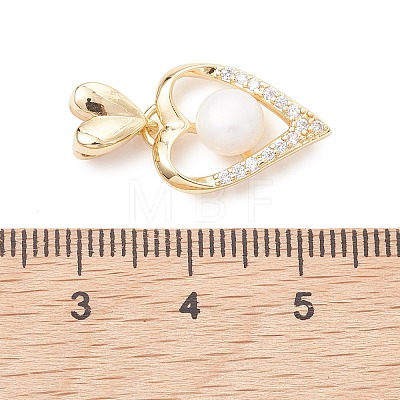 Natural Baroque Keshi Pearl Pendants PALLOY-JF05427-1