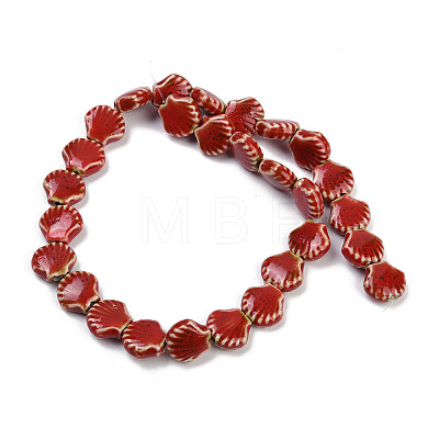 Handmade Porcelain Beads Strands PORC-Q002-01A-03-1