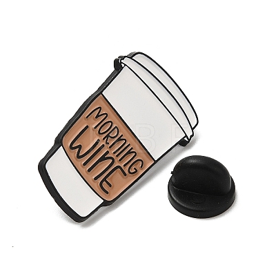 Creative Coffee Enamel Pins JEWB-P030-K03-1