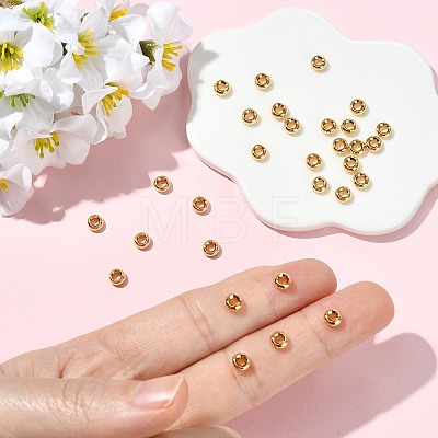 SHEGRACE Brass Beads XGR0117G-124G-1