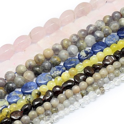 Natural & Synthetic Gemstone Beads Strands G-F513-02A-1