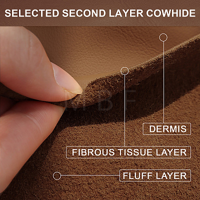 Cowhide Leather Labels AJEW-WH0386-0024-1