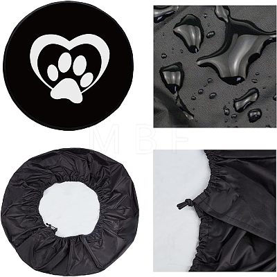 Polyester Tyre Cover AJEW-WH0225-019-1