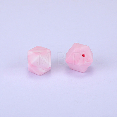 Hexagonal Silicone Beads SI-JX0020A-56-1