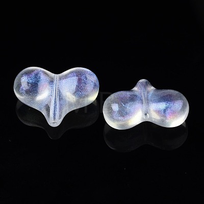 Transparent Acrylic Beads X-OACR-N008-089-1
