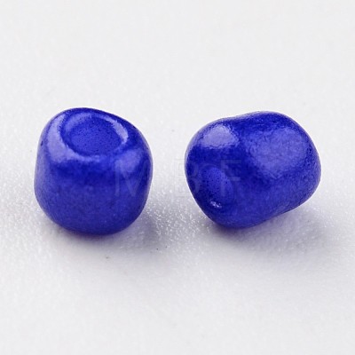 Baking Paint Glass Seed Beads SEED-S003-K6-1