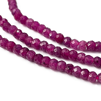 Natural Ruby Beads Strands G-L597-B01-01-1