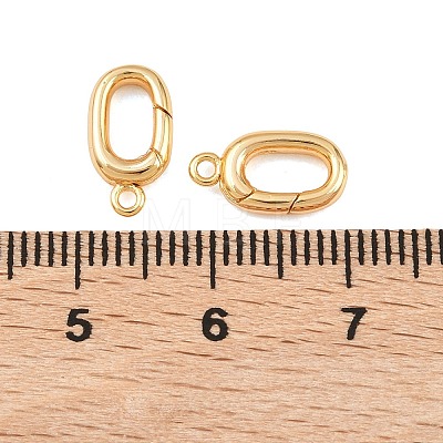 SHEGRACE Brass Spring Gate Rings XGR0096G-129G-1