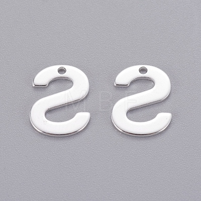 201 Stainless Steel Charms STAS-L232-007S-1