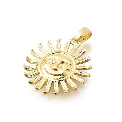 Brass Pendants KK-B187-02B-02G-1