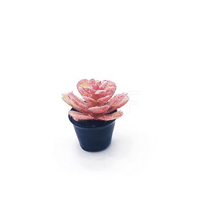 Mini Resin Artificial Succulent Plant Ornaments MIMO-PW0001-191B-1