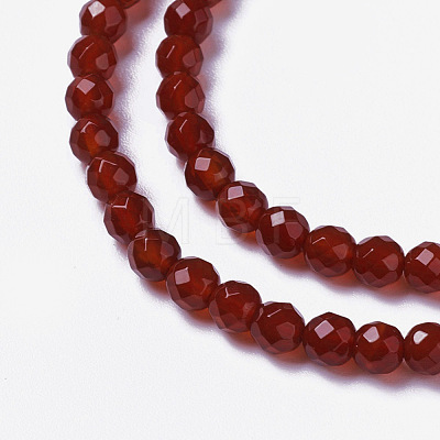 Natural Carnelian Beads Strands G-F596-12A-4mm-1