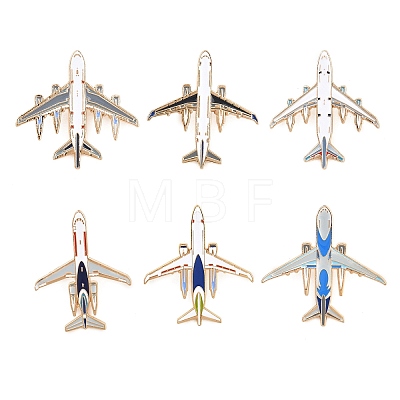 Airplane Enamel Pins AL-CBAC5A3-01G-1