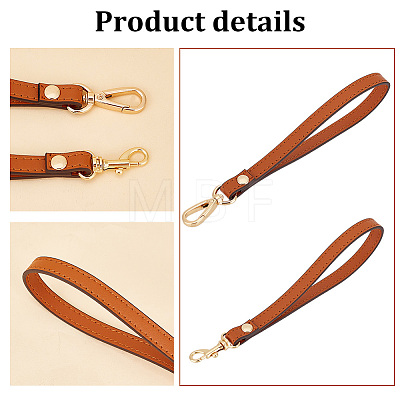   2Pcs 2 Style Leather Bag Wristlet Straps FIND-PH0017-27B-1