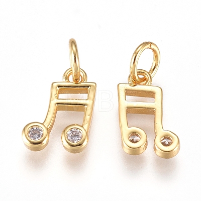 Brass Charms ZIRC-L070-65G-1