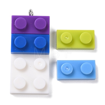 Resin Pendants RESI-E017-D01-1