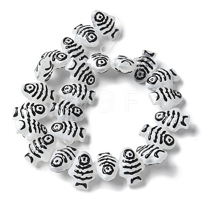 Baking Paint Glass Enamel Beads BLOW-D300-04G-1