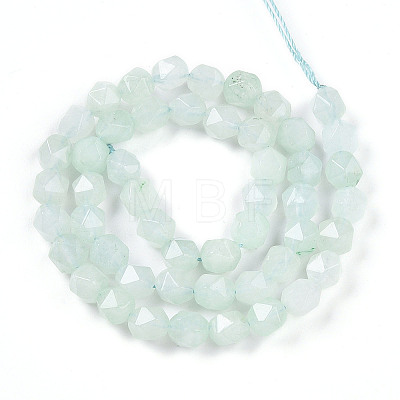 Dyed Natural White Jade Beads Strands G-T139-8mm-46J-1