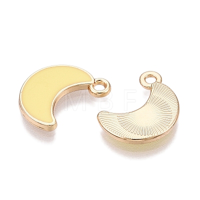 Rack Plating Alloy Enamel Charms ENAM-N056-341A-1