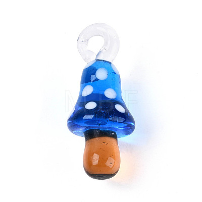 Handmade Lampwork Pendants LAMP-T025-05C-1