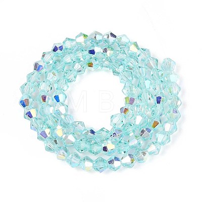 Transparent Glass Beads Strands LS-EGLA-N021-4mm-02-1