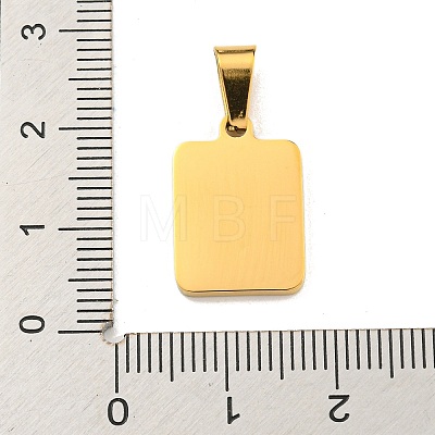 Vacuum Plating 304 Stainless Steel Pave Natural White Shell Pendants STAS-S130-03G-M-1