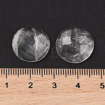 Natural Quartz Crystal Rock Crystal Cabochons X-G-C146-03N-1