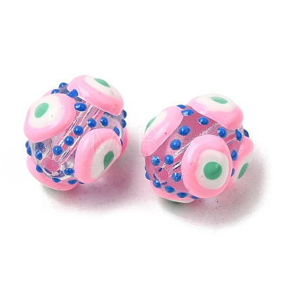 Glass Enamel Beads GLAA-C038-01I-1