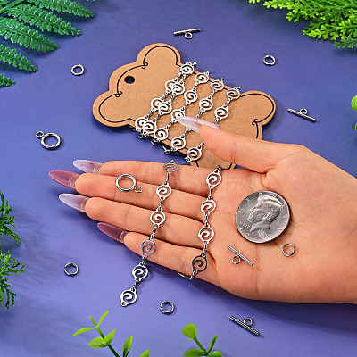 DIY Chain Necklace/Bracelets Kits DIY-TA0015-95P-1
