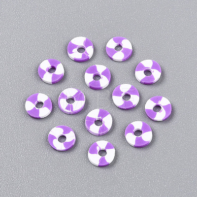 Handmade Polymer Clay Beads CLAY-N012-1D-1