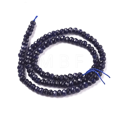 Dyed Natural Malaysia Jade Rondelle Beads Strands G-E316-2x4mm-35-1