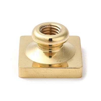 Golden Plated Wax Seal Brass Stamp Head AJEW-C031-01D-1