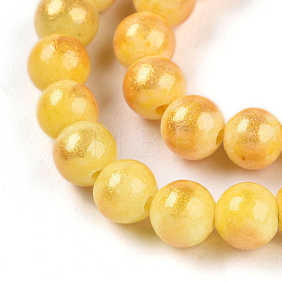 Natural Mashan Jade Beads Strands G-A255-A01-04D-1