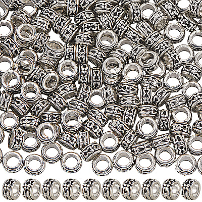 240Pcs Tibetan Style Alloy Beads TIBE-PA0001-03-1
