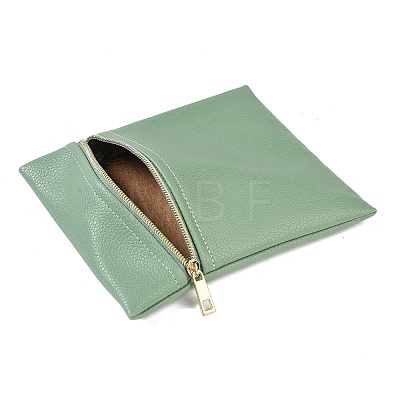 Imitation Leather Jewelry Storage Zipper Bags ABAG-G016-01D-06-1