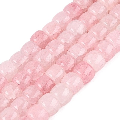 Ombre Effect Dyed Glass Beads Strands GLAA-Q106-05B-A01-1