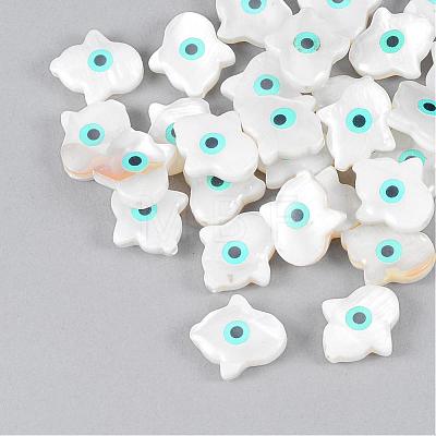 Natural Freshwater Shell Beads SHEL-F001-32-1