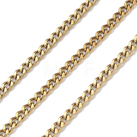 304 Stainless Steel Curb Chains CHS-K018-29G-1