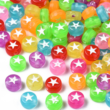 Transparent Acrylic Beads TACR-S135-029-1