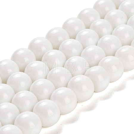 Painted Glass Bead Strands LS-DGLA-S071-12mm-01-1
