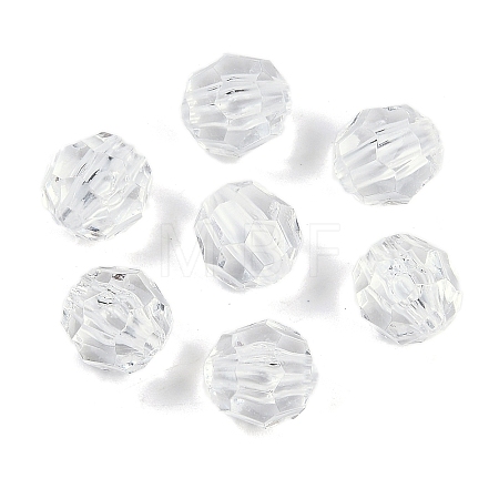 Transparent Acrylic Beads OACR-Q015-02B-1