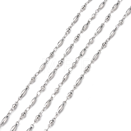 Tarnish Resistant 304 Stainless Steel Link Chains CHS-K001-83-1