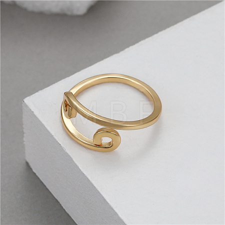 Brass Cuff Open Rings for Women WGEB30E-04-1