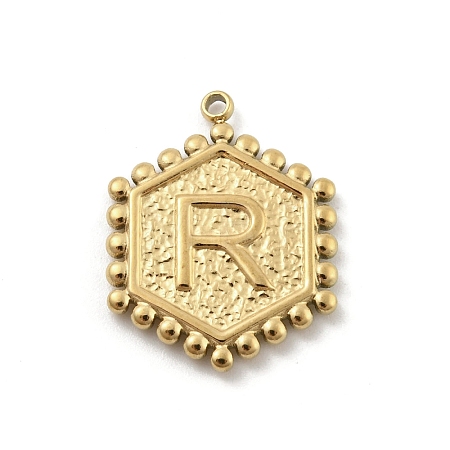 201 Stainless Steel Pendants STAS-R227-01R-G-1